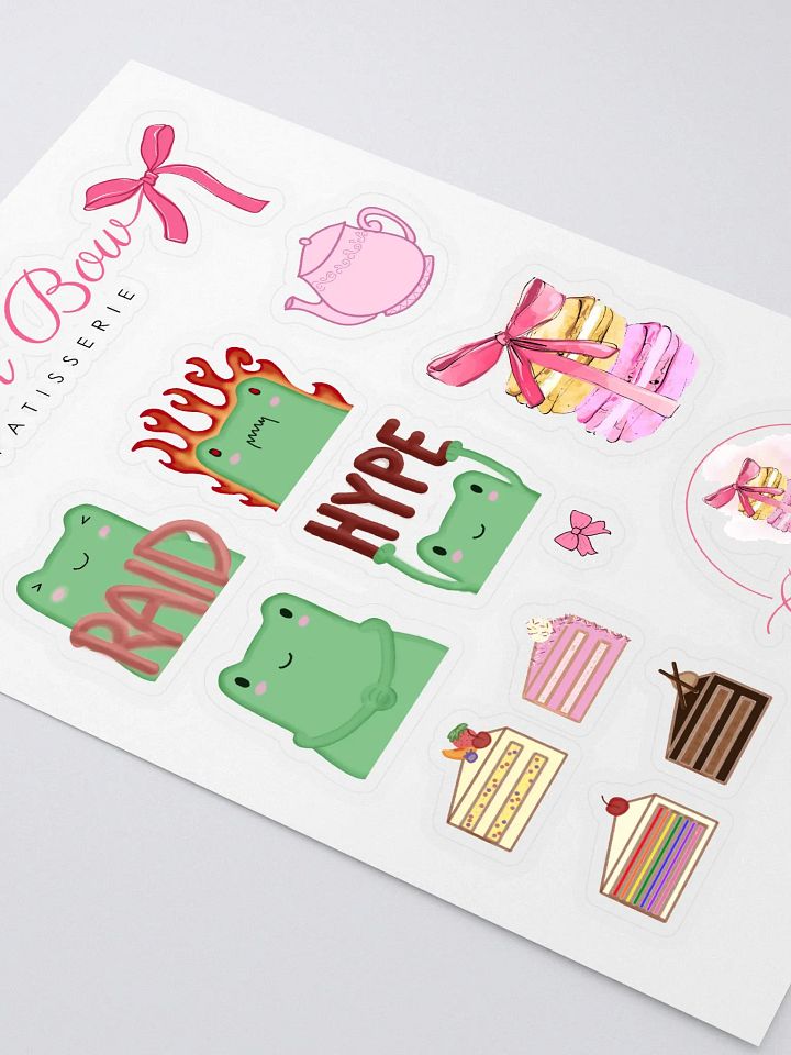 Pink Bow Sticker sheet! product image (2)