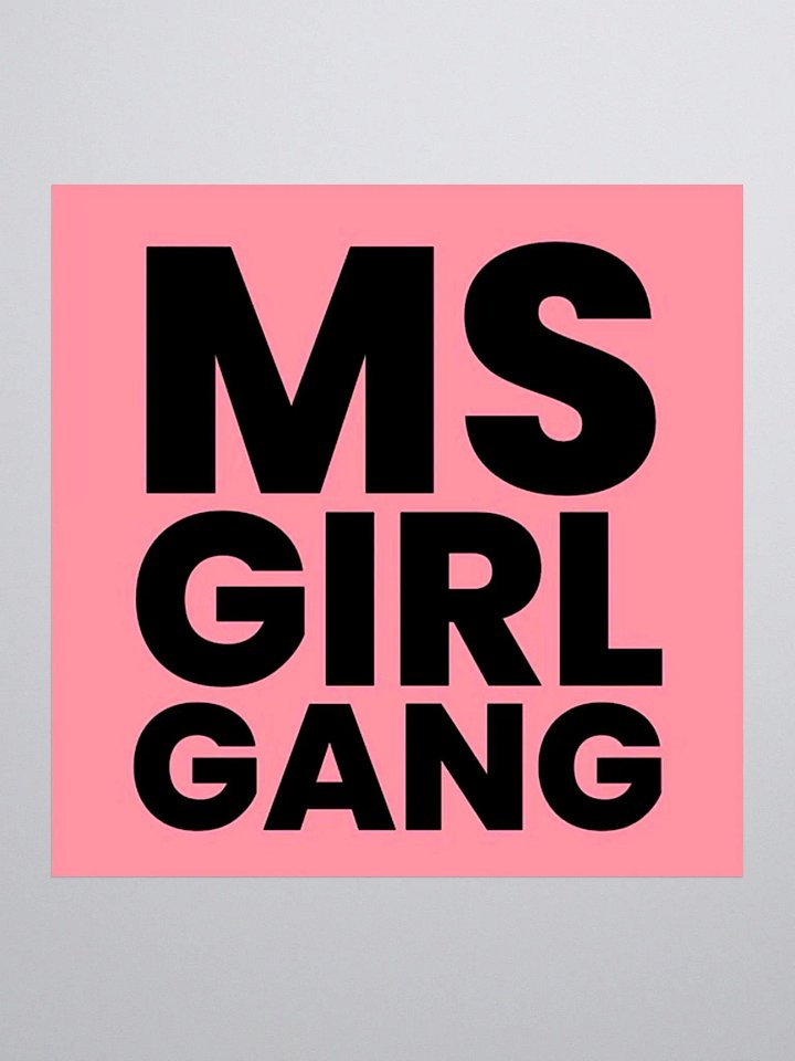 MSgirlgang Logo Sticker product image (1)