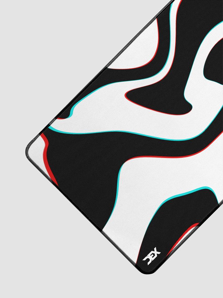 Chromatic Abberation Desk Mat - "Crimson Moon" product image (2)
