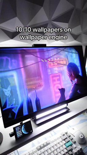 ALL WALLPAPERS 🔗 IN BIO

Wallpaper Engine is on Steam. Rainmeter tutorial for the day/date is linked in my bio @nightxparade ...