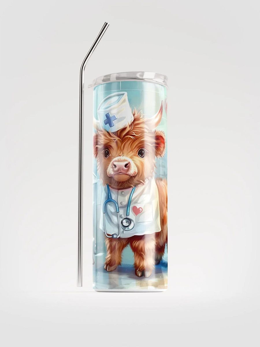 Nurse Cow Stainless Steel Tumbler product image (3)
