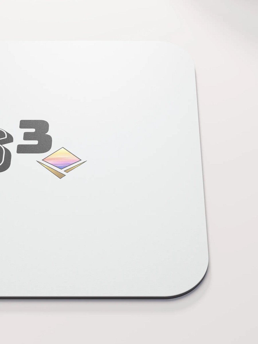 S³ Stripped // All White Mouse Pad product image (5)