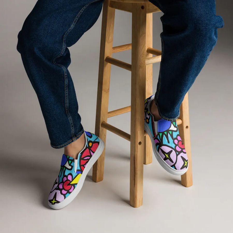 Men's Starry Slip-On Canvas Shoes product image (1)