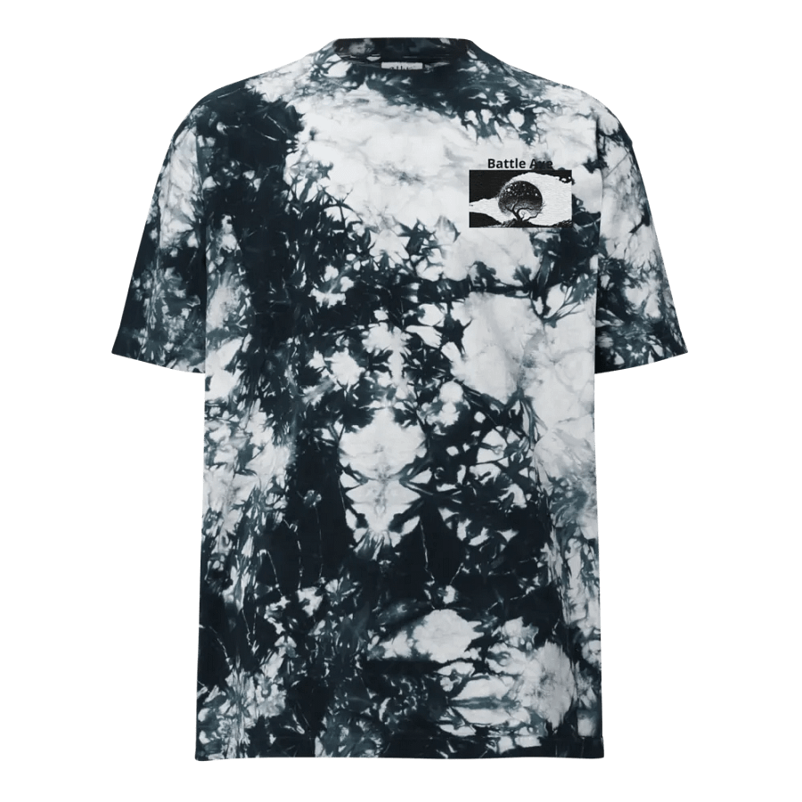 Battle Axe Tree of Life White & Black Tie Dye Shirt product image (1)