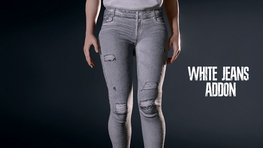 Resident Evil 2 Remake: SB Casual Jeans Mod product image (7)