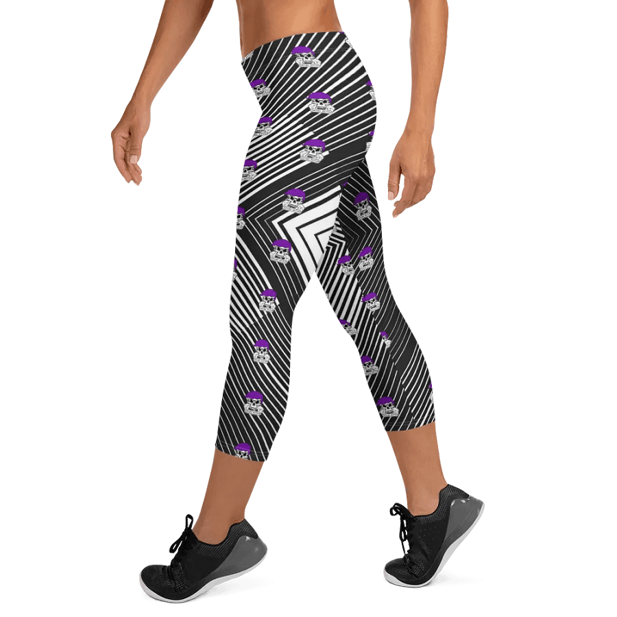 Enigma Nation All-Over Print Capri Leggings product image (8)