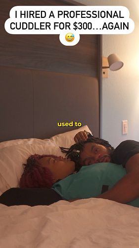 I Hired A Professional Cuddler for $300..Again 😅
•
•
#explore #explorepage #rizz #unspokenrizz #reels #reelsinstagram #viral ...