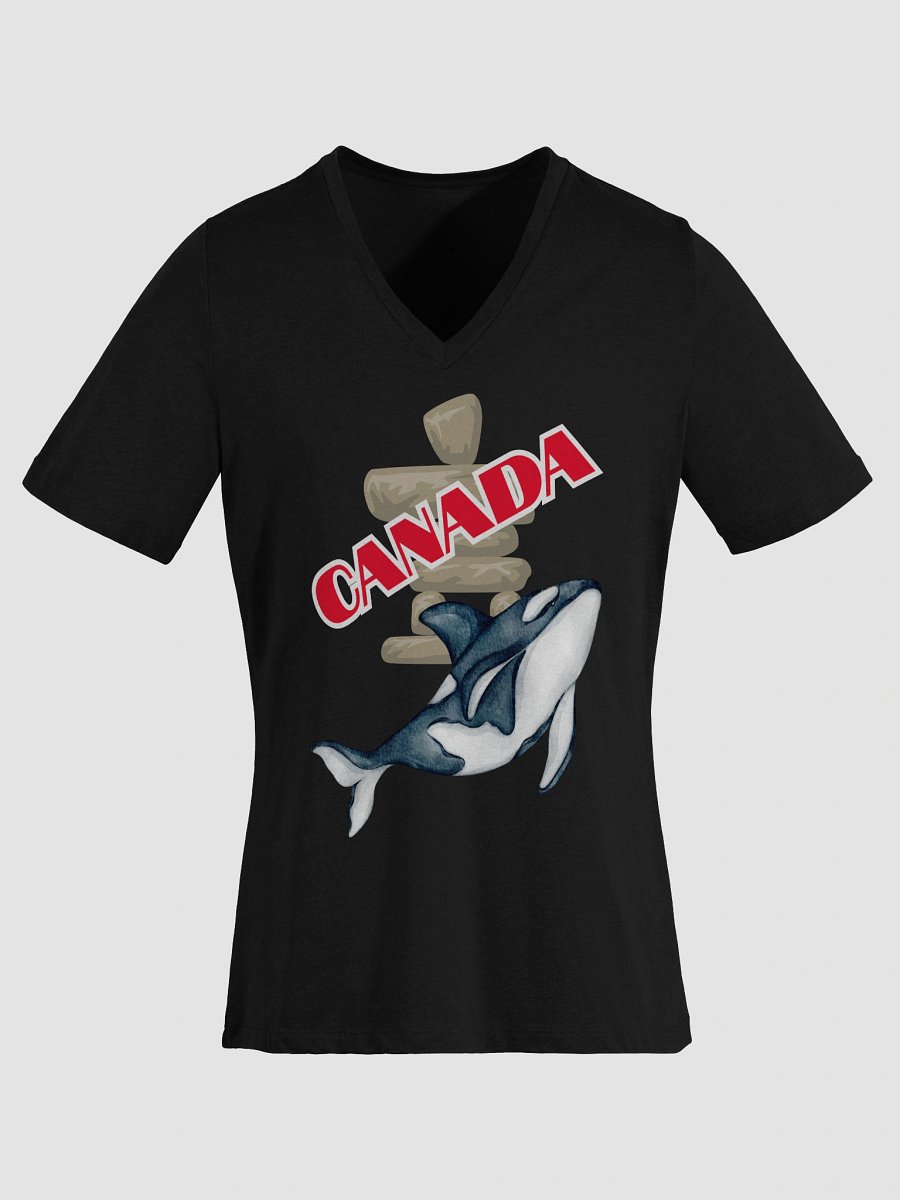 Canadian Orca V-Neck Tee product image (2)