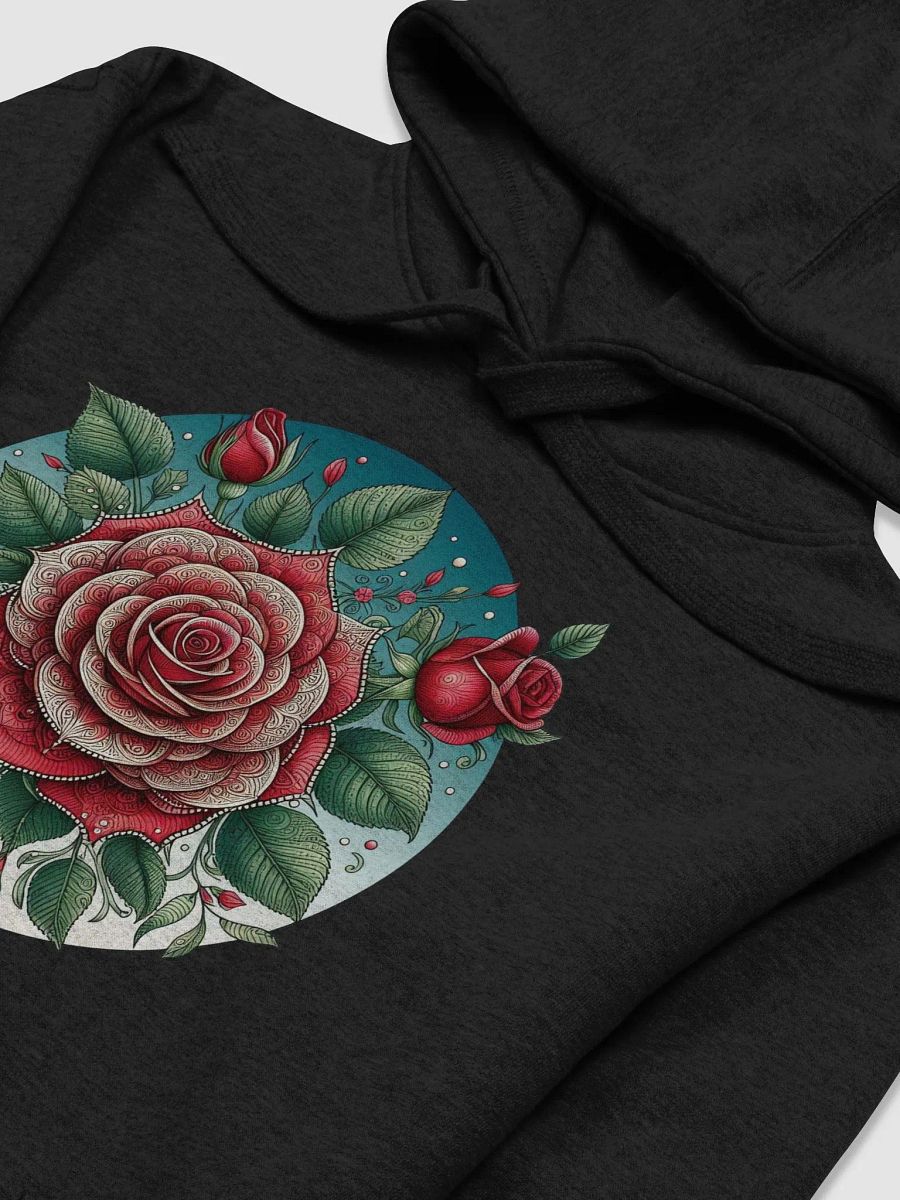 Cotton Heritage Unisex Premium Hoodie | Rosenblütendesign durch KI product image (4)