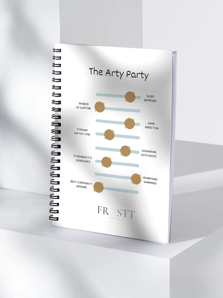 The Arty Party Notebook product image (4)