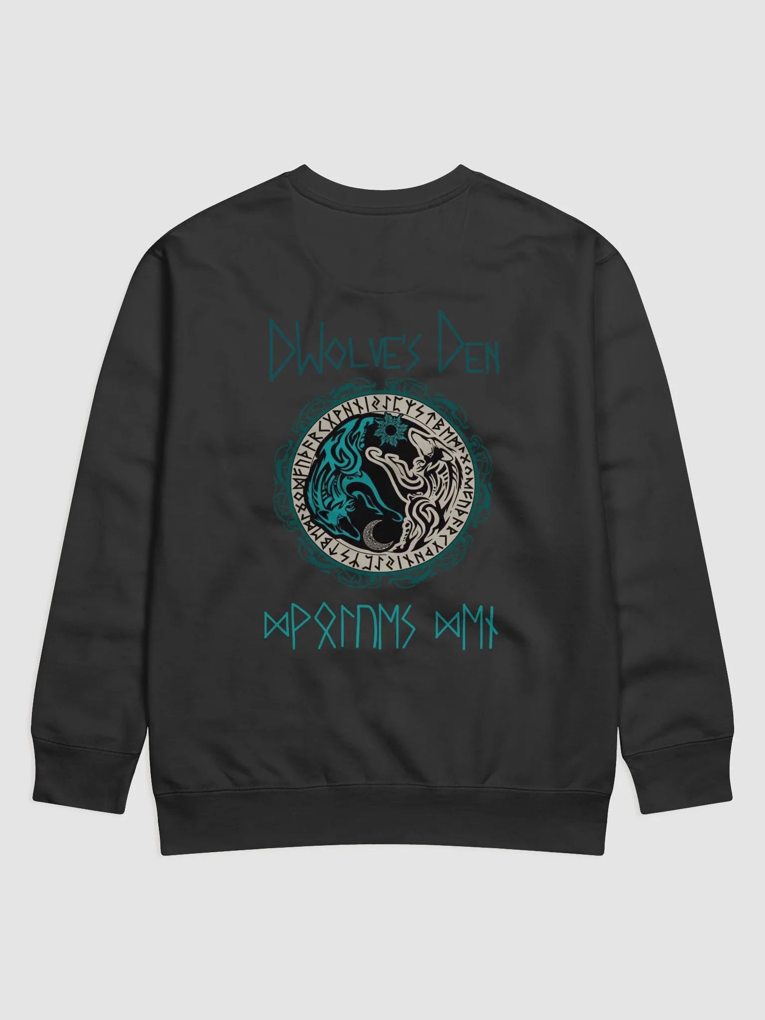 Norse Mythos Rune Circle Cotton Sweatshirt product image (2)