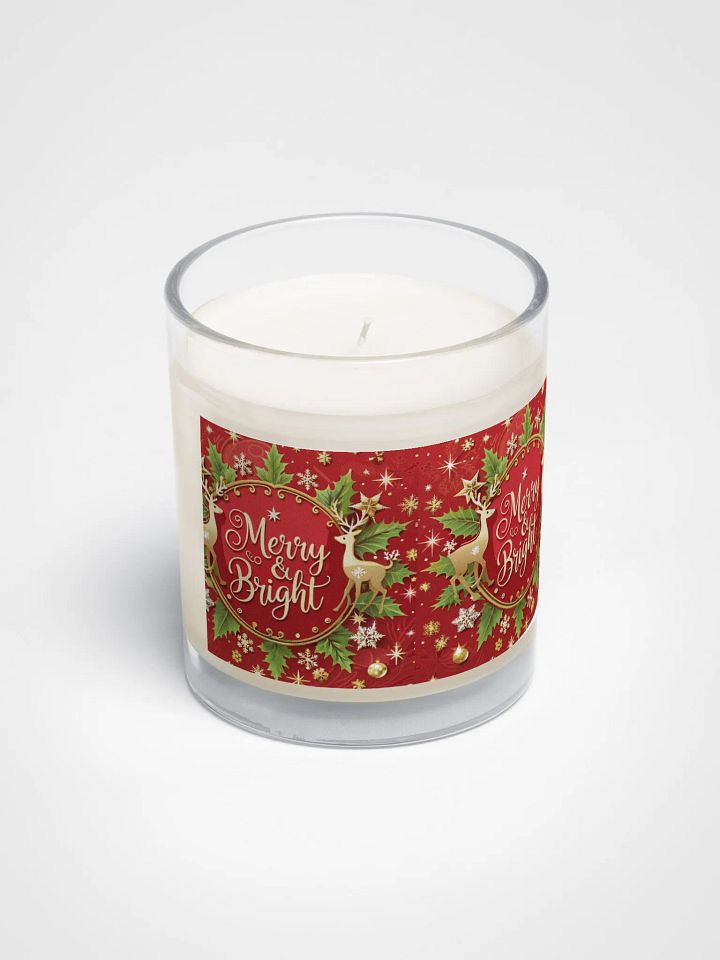 Merry & Bright Festive Soy Wax Candle product image (2)