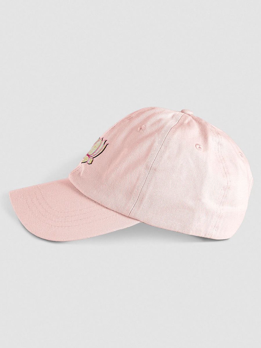 Lotus Blossom Gold-Trimmed Dad Hat product image (3)