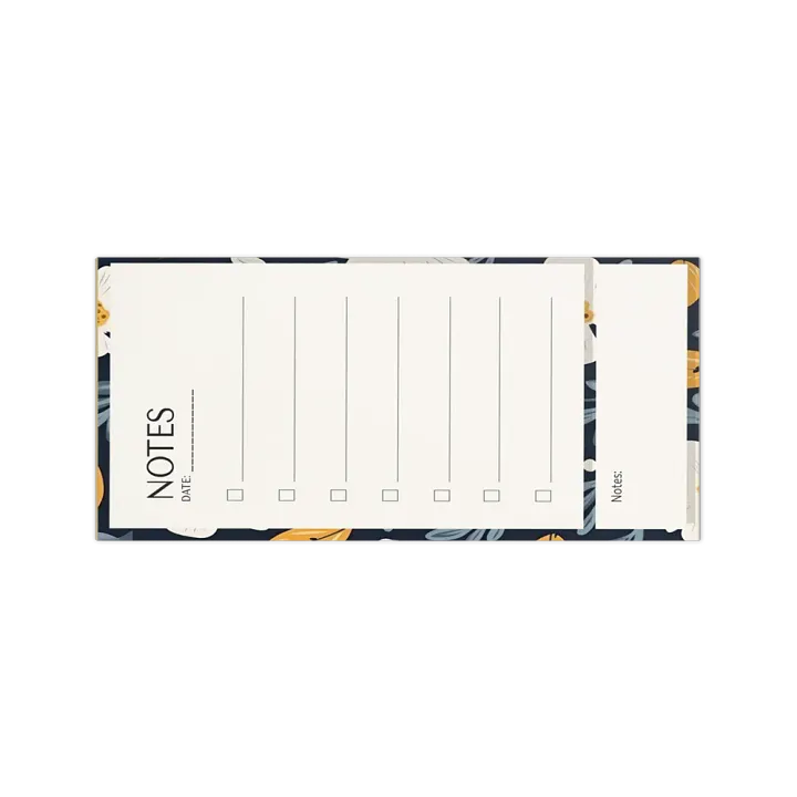 Floral Checklist Notepad product image (1)