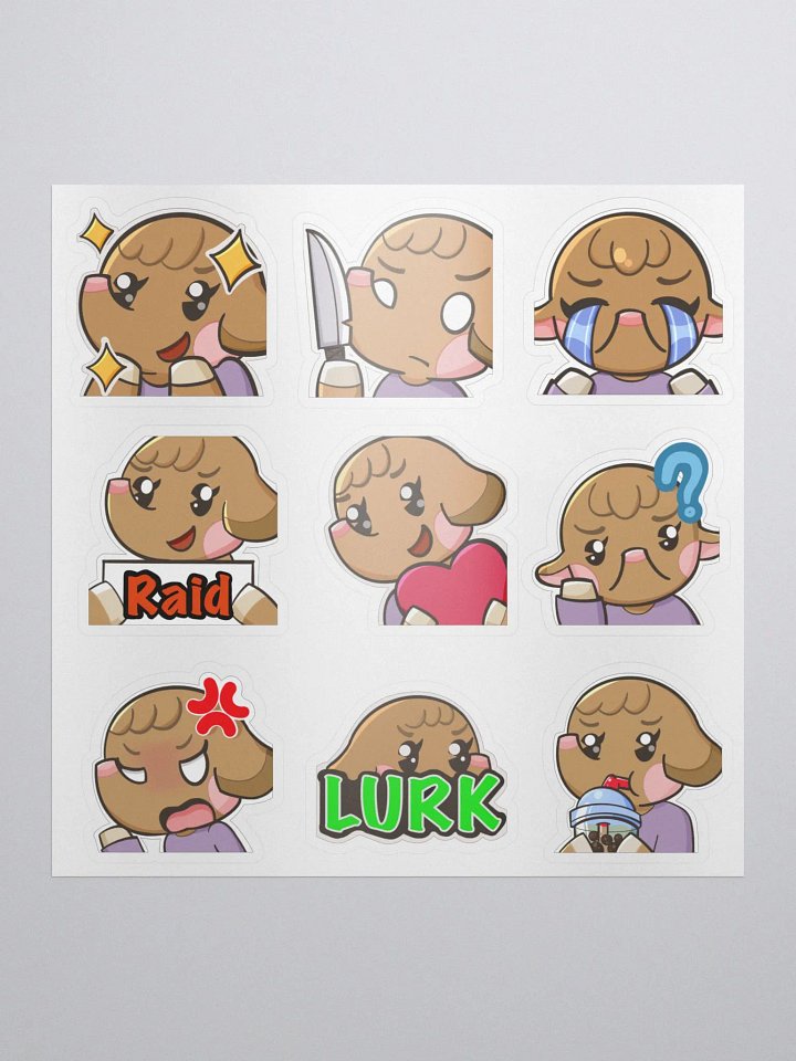 Ellie Emote Sticker Pack product image (1)