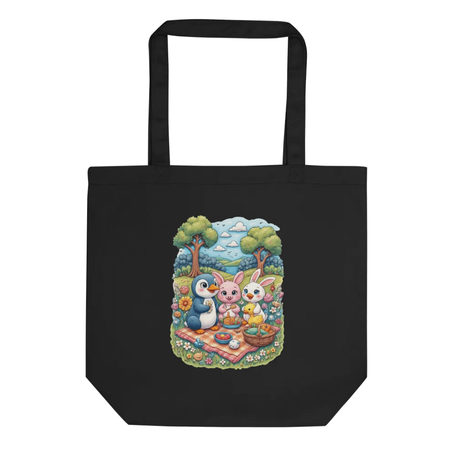 Whimsical Picnic Baby Animal Party Tote product image (1)