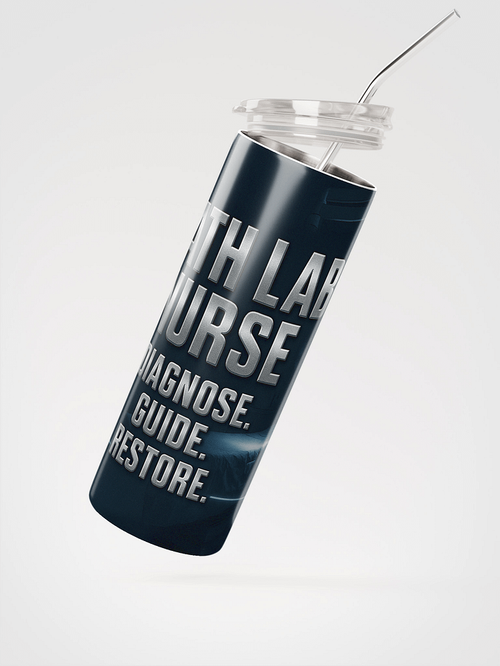 Cath Lab Nurse Tumbler – “Diagnose. Guide. Restore.” Full-Wrap Stainless Steel product image (2)