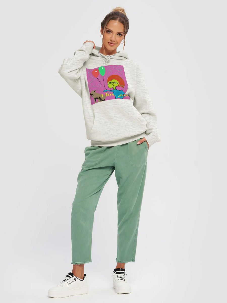 Lane Seven Premium Pullover Hoodi : I love dog product image (40)
