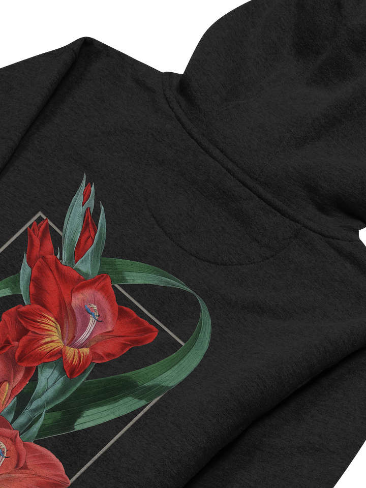 Gladiolus Gandiensis Flower Premium Adult Unisex Hoodie product image (2)