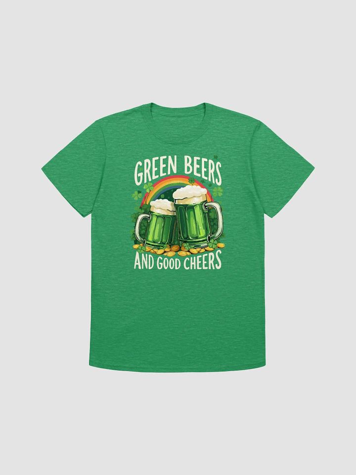 Green Beers and Good Cheers St. Patrick’s Day Fun Irish Celebration Unisex T-Shirt product image (3)