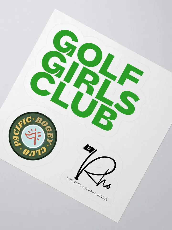 Golf Girls Club x Rho Vinyl Stickers product image (2)