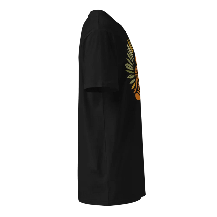 Meditative Sunburst T-Shirt - Zen Leaf Meditation | Ancient Wisdom Meets Boho Style product image (4)