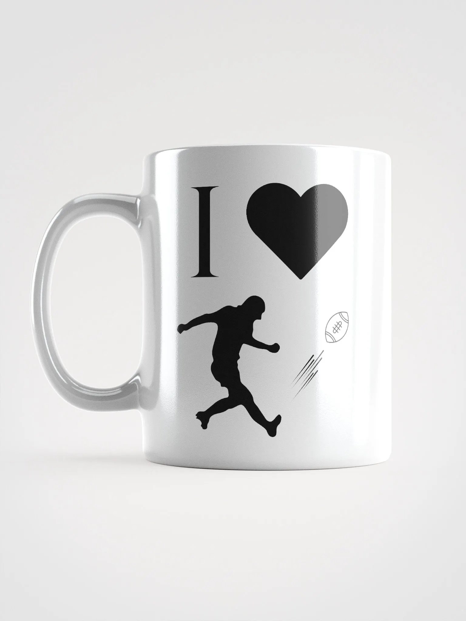 I ❤️ Football Mug product image (6)