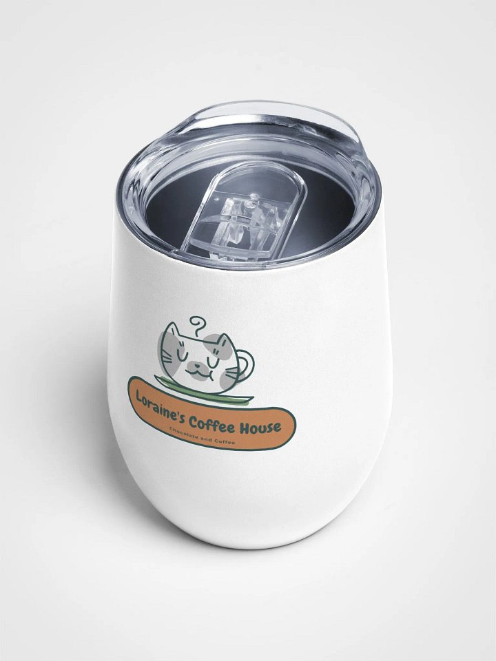 Loraine's Kitty Coffee Wine Tumbler product image (1)