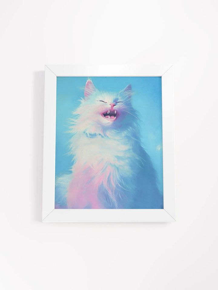 Blissful Feline Expression Wall Art product image (1)