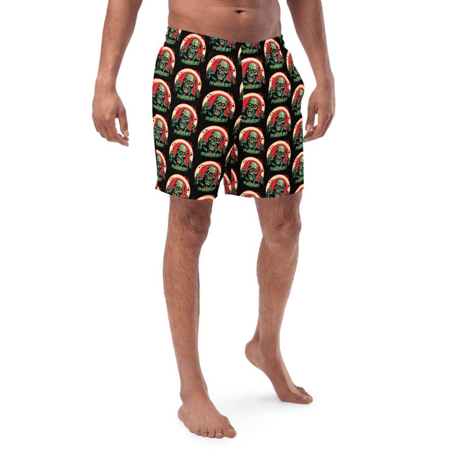 Gary the Ghoul All-Over Swim Trunks product image (1)