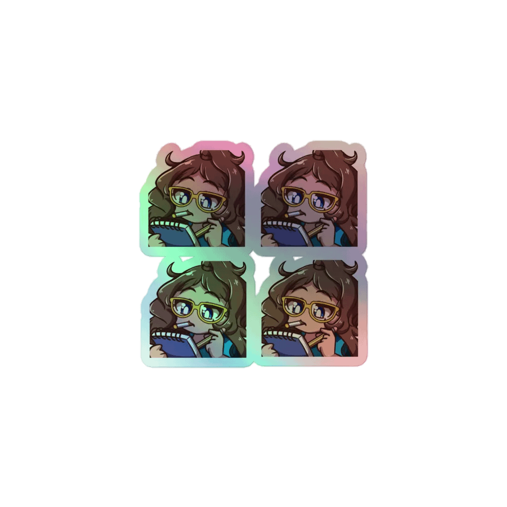 Shiny Poppy stickers! product image (1)