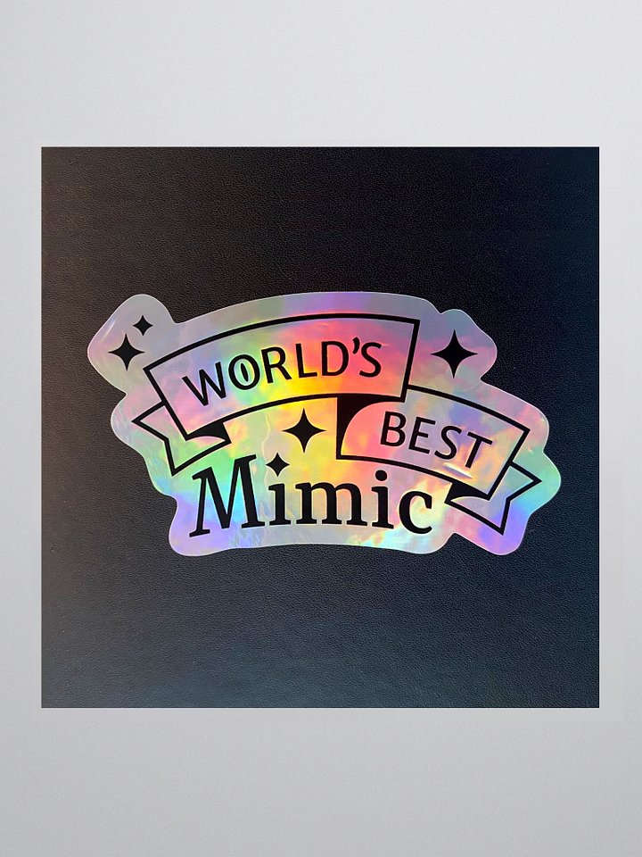 World's Best Mimic Sticker Holographic product image (1)