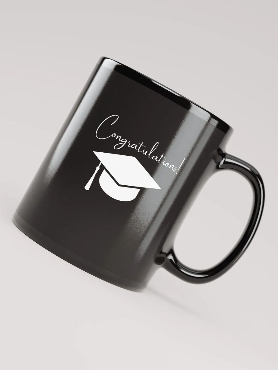 Congratulations Black Mug product image (8)