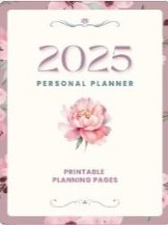 2025 Printable Personal Planner product image (2)
