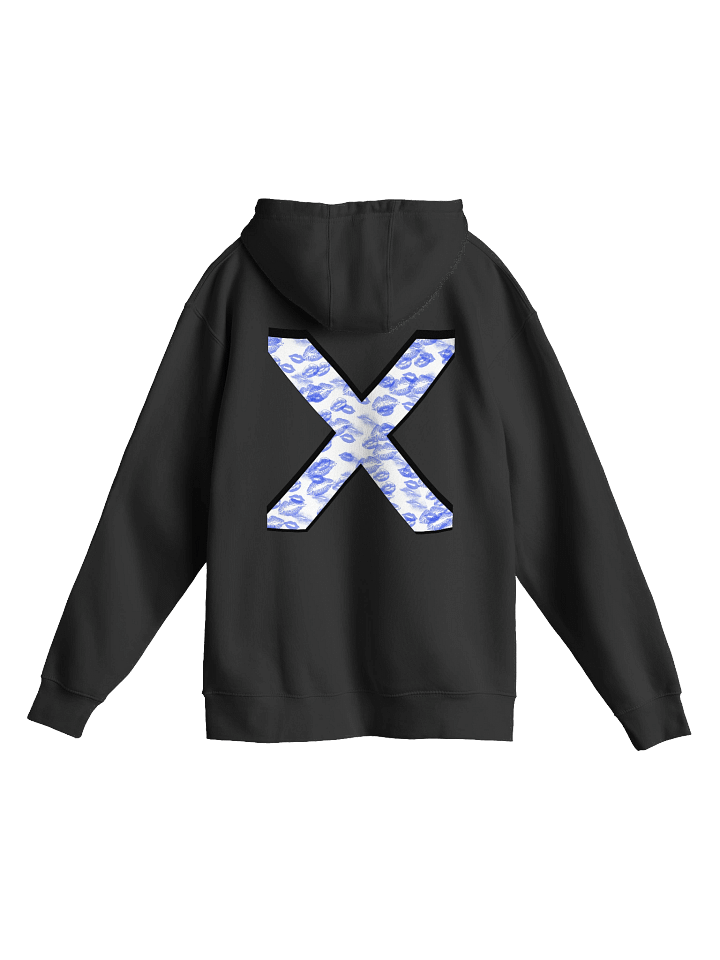 White X Blue Lipstick Kisses | Hoodie product image (11)