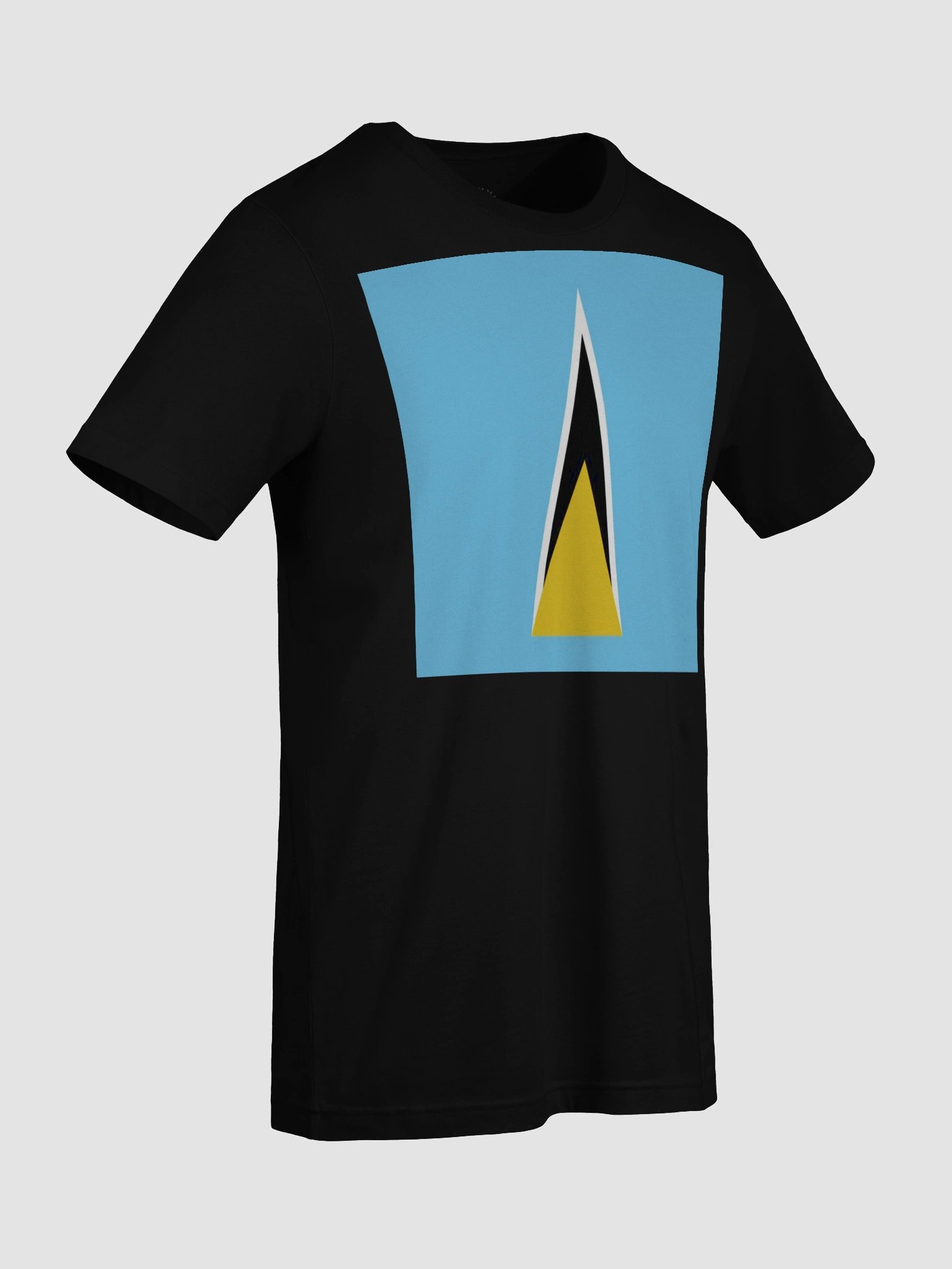 Exclusive Saint Lucia Flag T-Shirt – Unisex Supersoft Comfort | TDS Music product image (98)