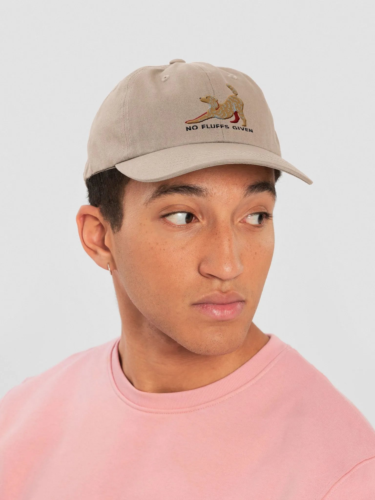 No Fluffs Given Classic Dad Hat(Embroidered) of a Poodle product image (27)