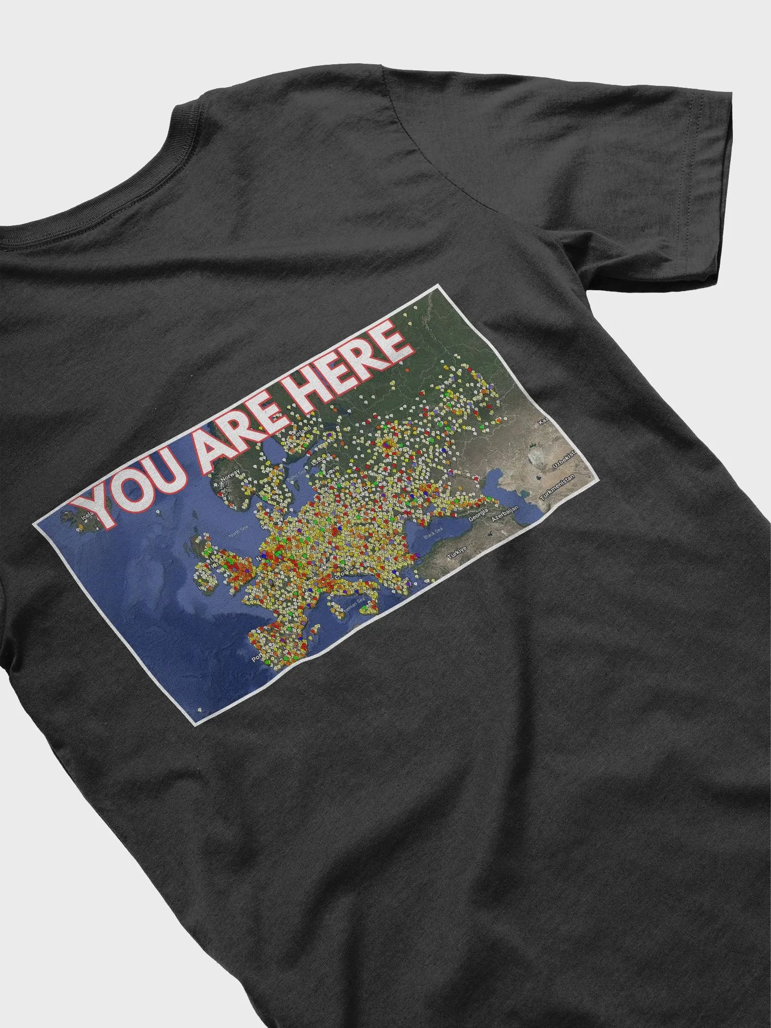 hugequiz Europe "You Are Here" T-Shirt product image (4)