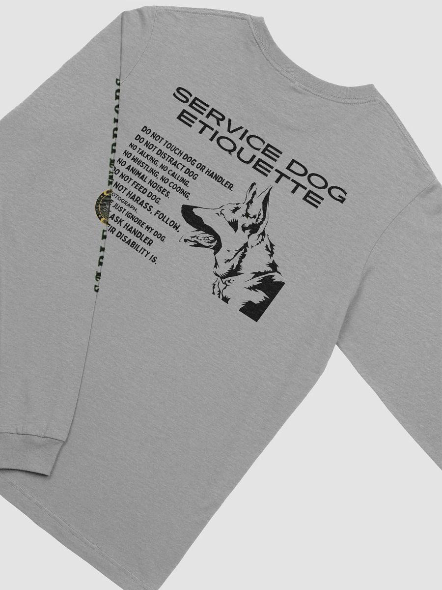Sable Warriors Veteran Service Dog LongSleeve: Helps Pair Veterans With A Service Dog product image (52)
