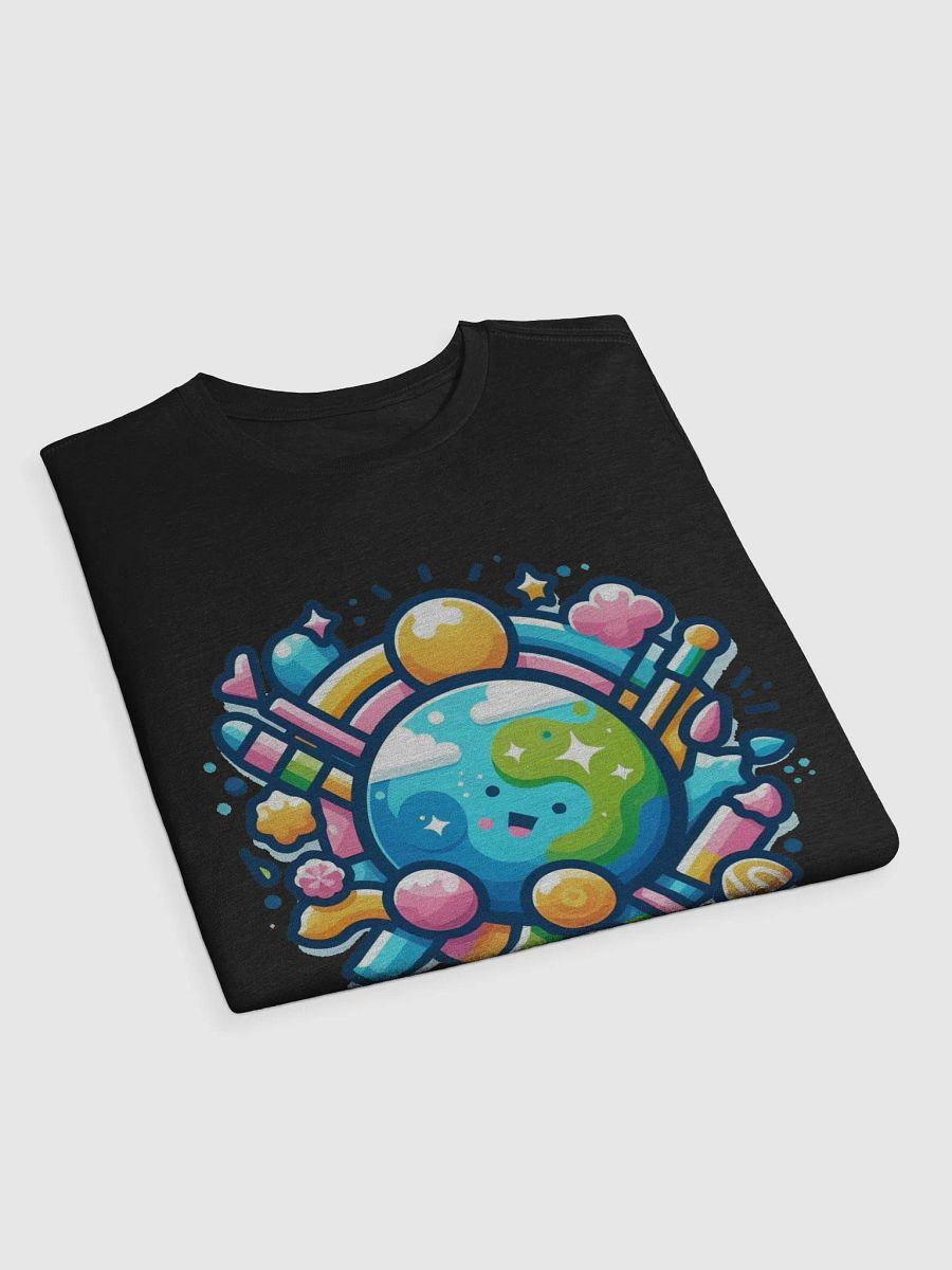 Whimsical Globe Smiles T-Shirt product image (22)