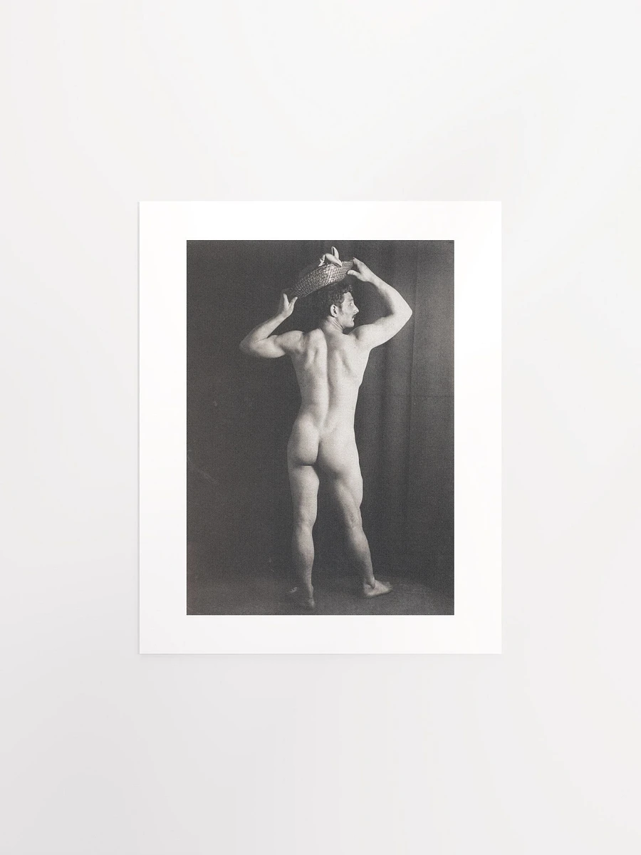 Academic Male Nude From Behind by Wilhelm von Gloeden (c. 1890) - Print product image (1)