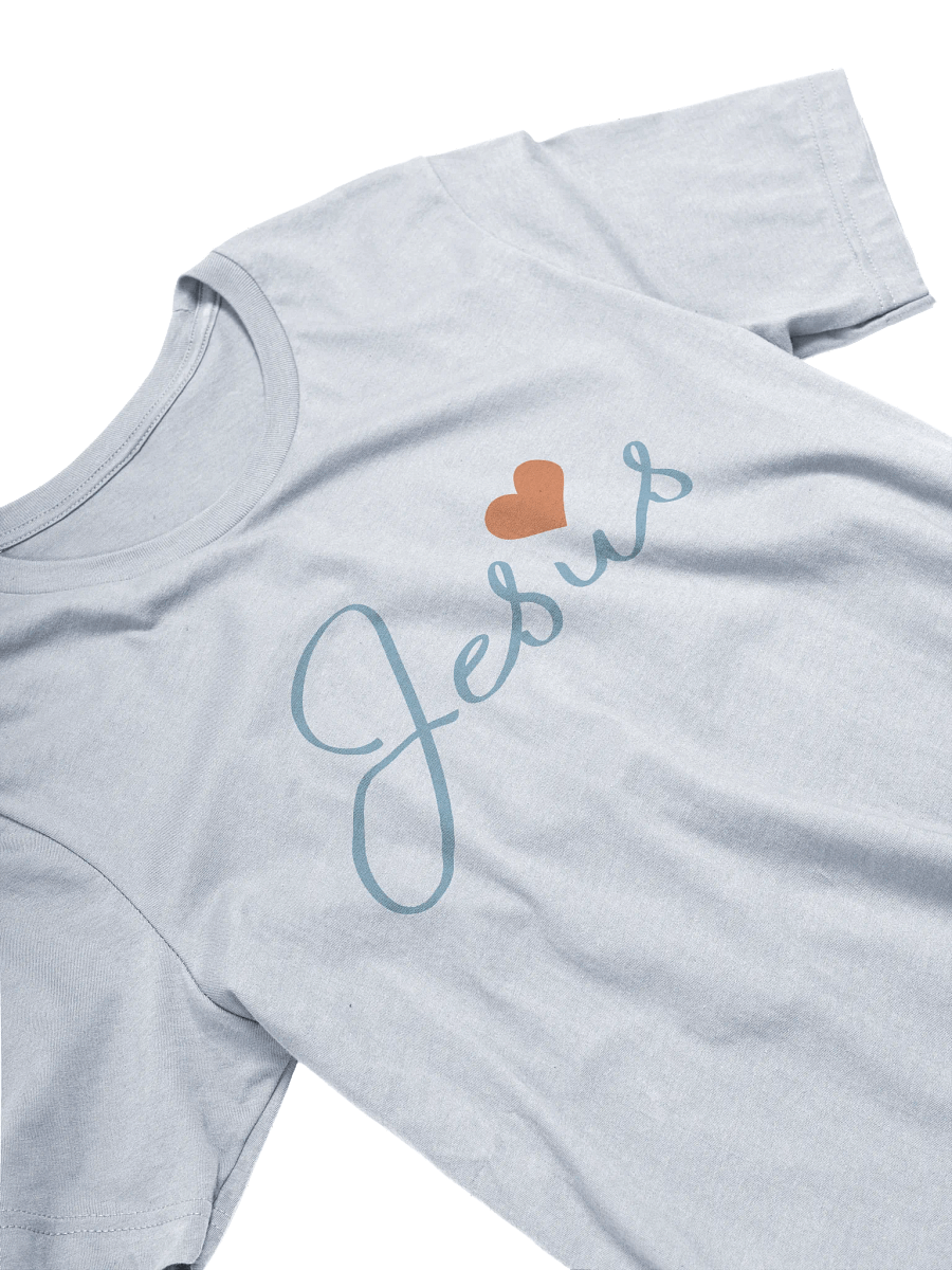 Jesus with a Heart T-Shirt product image (4)