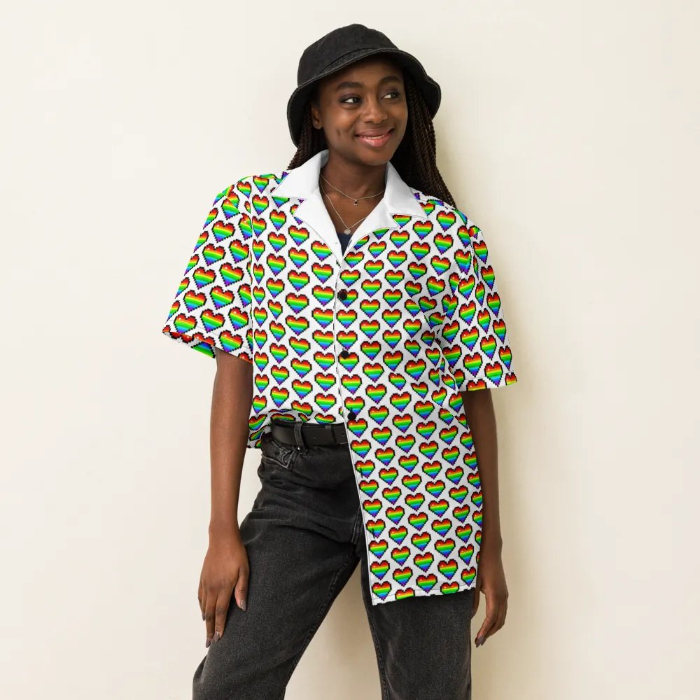 Hawaiian Shirt - Hearts product image (6)