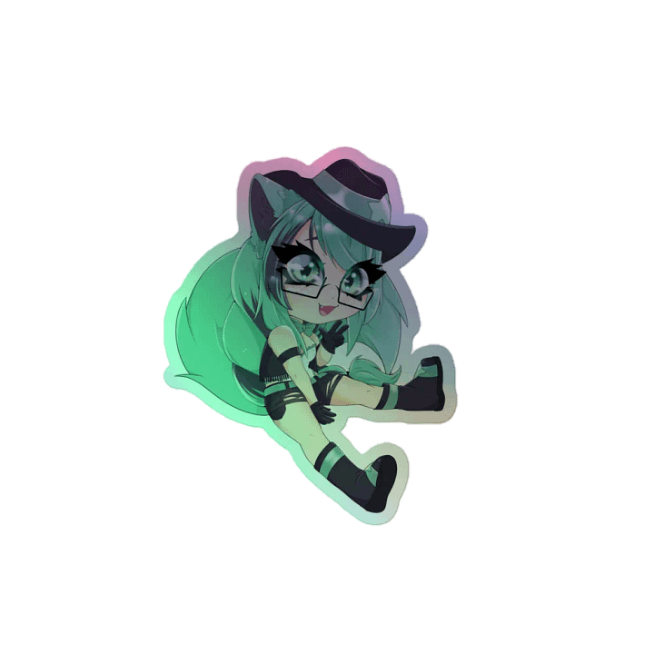 Mintzey Moon Full Body Chibi (Cowgirl) Holo Sticker product image (2)