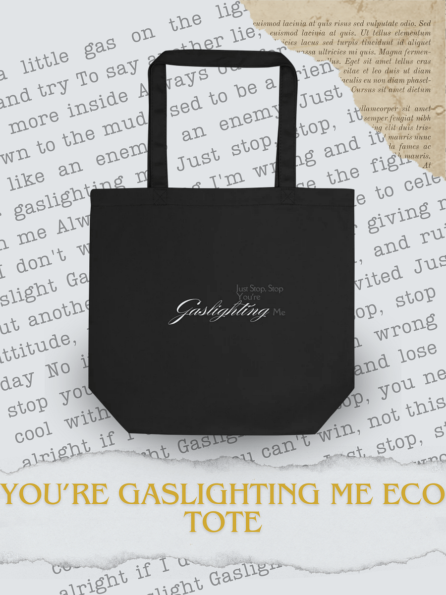 You're Gaslighting Me Eco Tote product image (1)
