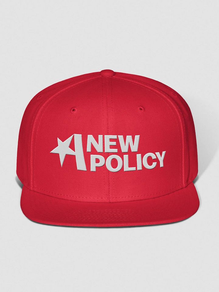A New Policy Snapback Hat - Red product image (1)
