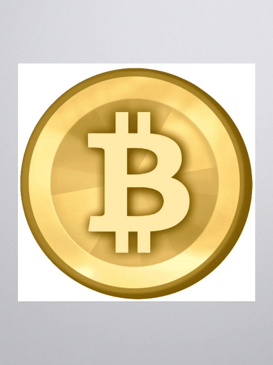 Original Bitcoin Logo Sticker product image (1)