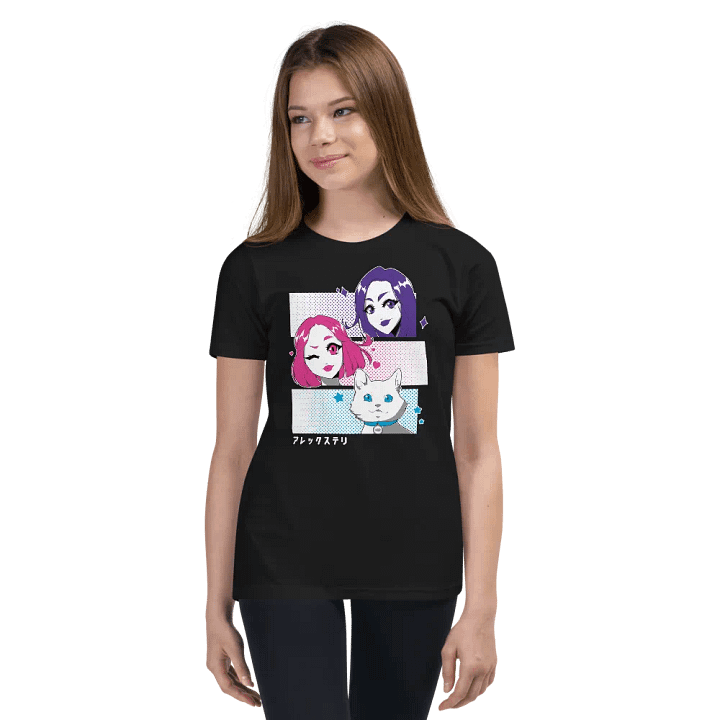 Alex y Tely Anime Youth Shirt product image (1)
