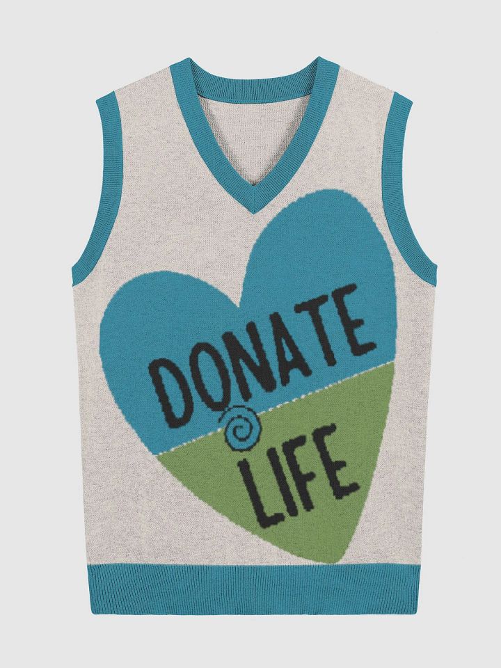 Donate Life Sweater Vest product image (4)