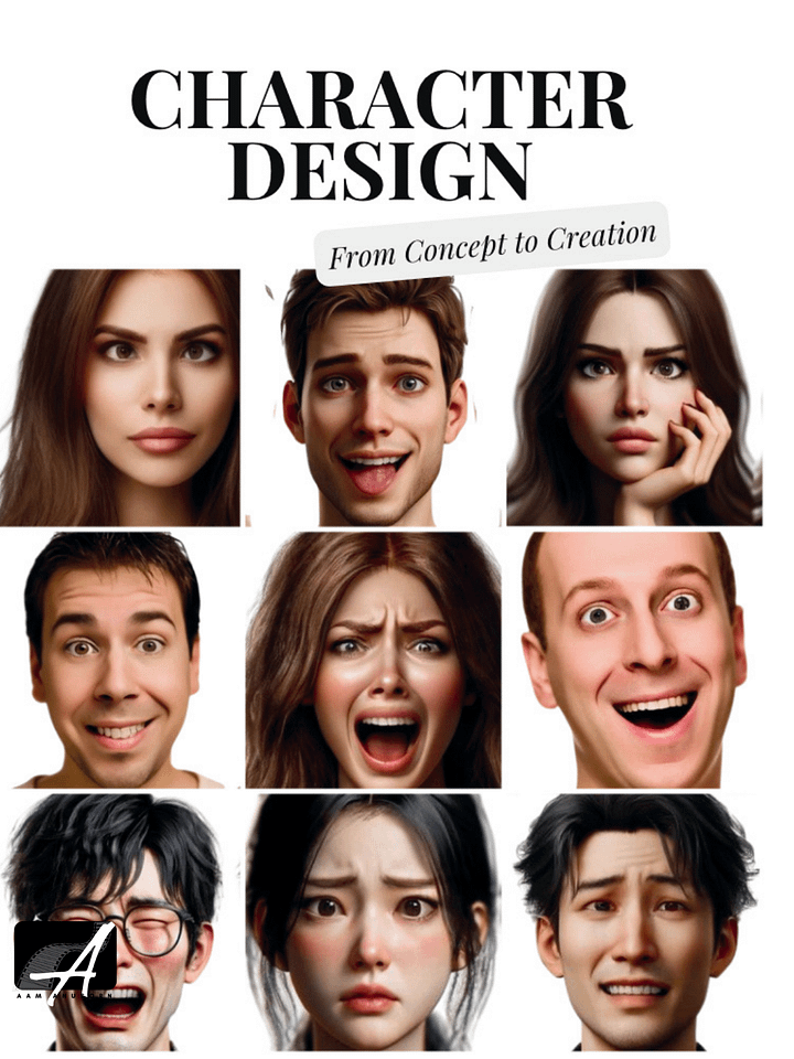 Character Design - From Concept to Creation: Building Characters That Captivate | E-Book product image (1)